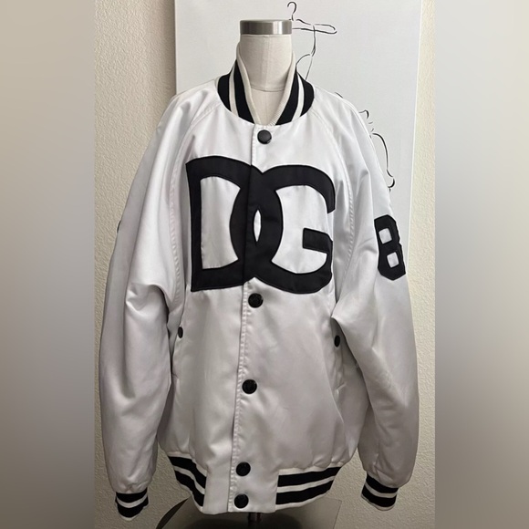 Dolce And Gabbana Men’s Oversized Satin Reversible Bomber Jacket IT 46 - Picture 8 of 15